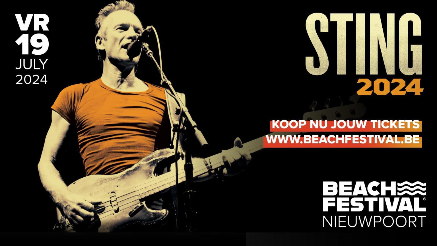 Beach Festival 2024 pakt uit met Sting