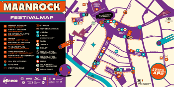 Maanrock 2024 Festivalmap